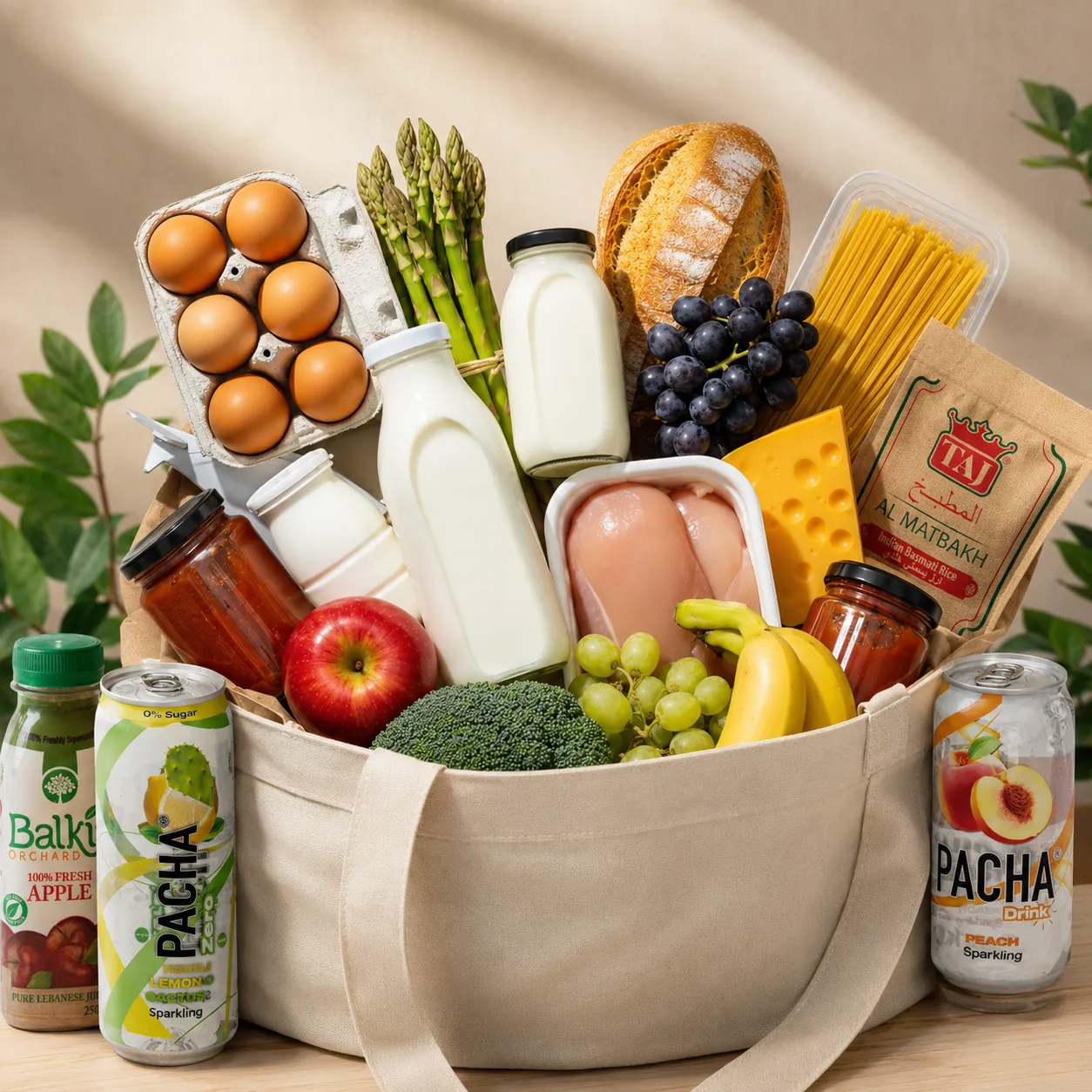 Grocery selection